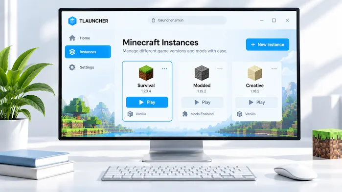 Minecraft launcher instances and mod management