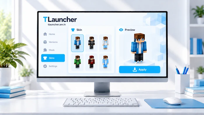 TLauncher Skins Minecraft character guide