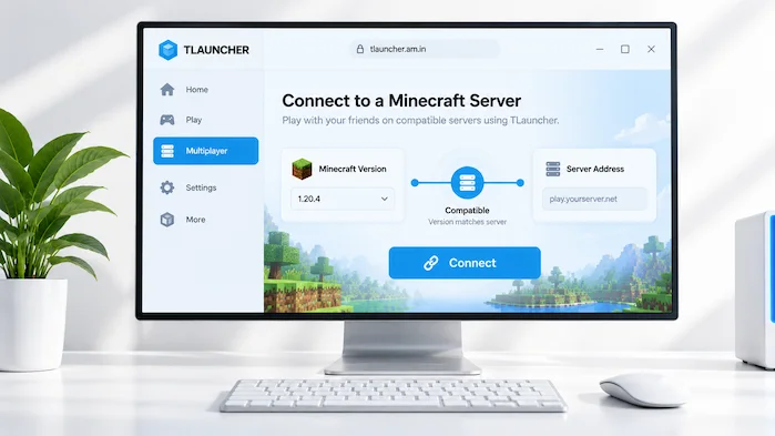 TLauncher server address and version compatibility