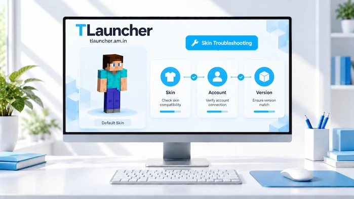 TLauncher skin not showing troubleshooting